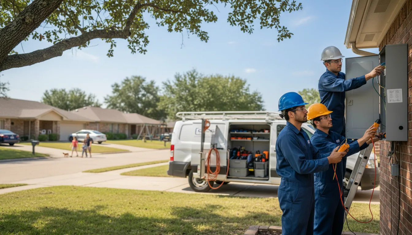 Certified electrician providing emergency electrical services in California, KY